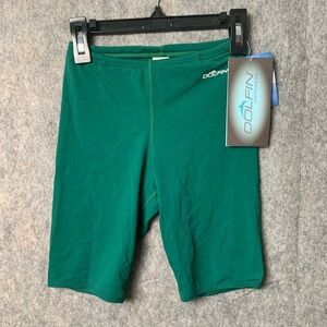 Dolfin Men's Size 26 Reliance Forest Green Solid Jammer‎ swimming Shorts New
